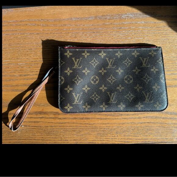 LOUIS VUITTON  Monogram Neverfull MM GM Pochette Pivoine - Picture 2 of 6